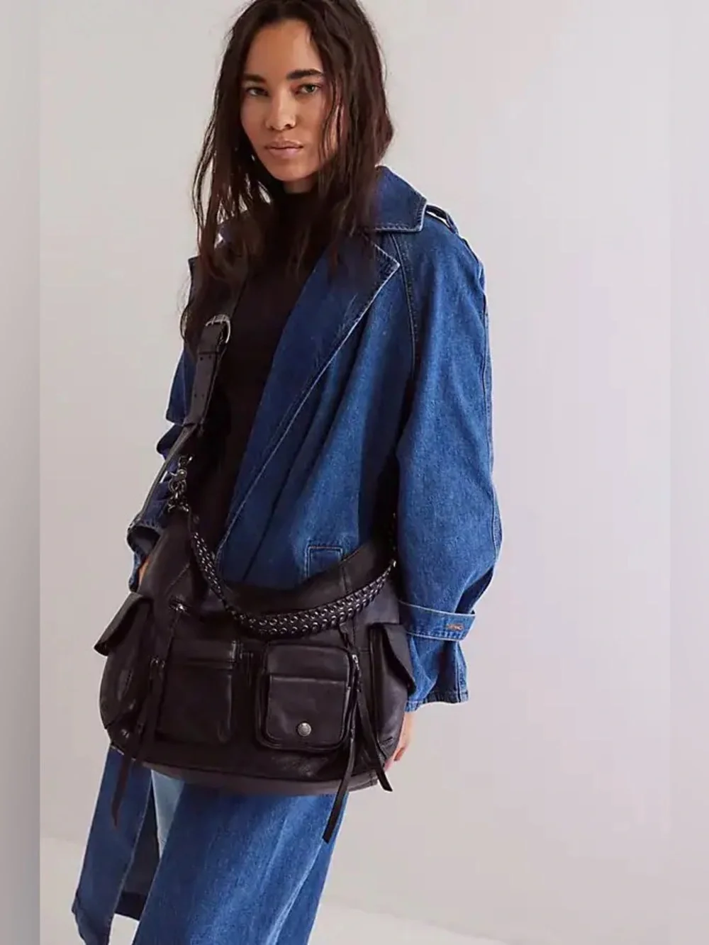 Free People We The Free Ledger Leather Bag - Picture 2 of 15